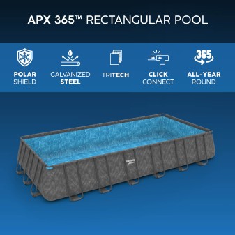 Piscine Tubulaire Rect. Bestway APX 365 732x366 Grise