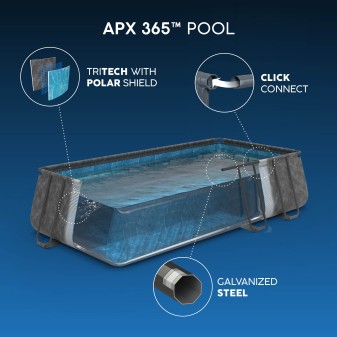 Piscine Tubulaire Rect. Bestway APX 365 549x274 Grise
