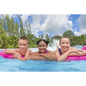 Piscine Tubulaire Ovale Bestway Steel Pro Max 549x274 Grise