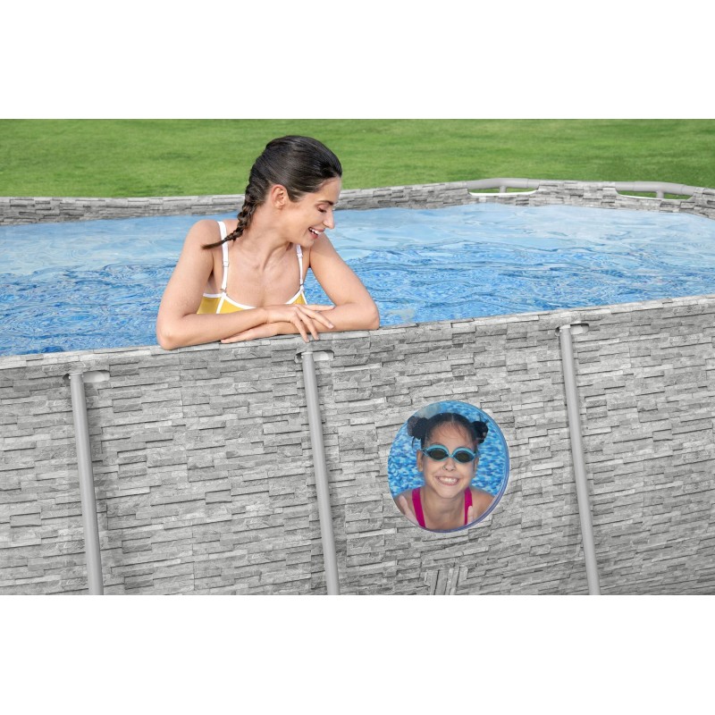 Piscine Tubulaire Ovale Bestway Splashview 427x250 Pierres