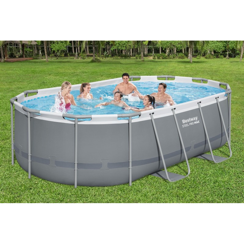 Piscine ovale Steel Pro MAX™ 427x250x100 cm – Bestway