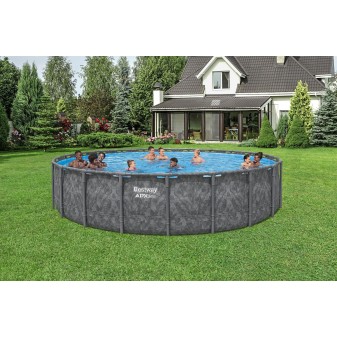 Piscine Tubulaire Ronde Bestway APX 365 671x132 Grise