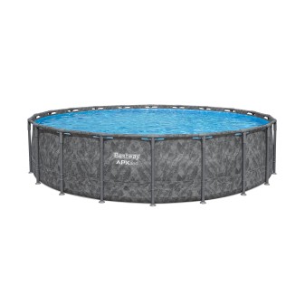 Piscine Tubulaire Ronde Bestway APX 365 610x132 Grise