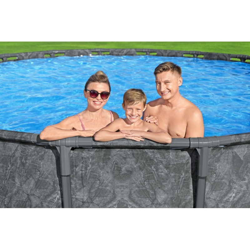 Piscine Tubulaire Ronde Bestway APX 365 549x132 Grise