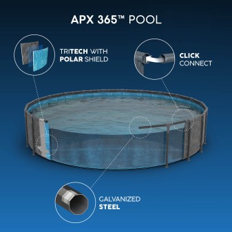 Piscine ronde APX 365™ 549x132 cm – Bestway