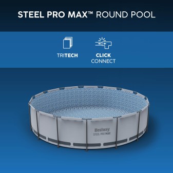Piscine ronde Steel Pro MAX™ 488x122 cm – Bestway