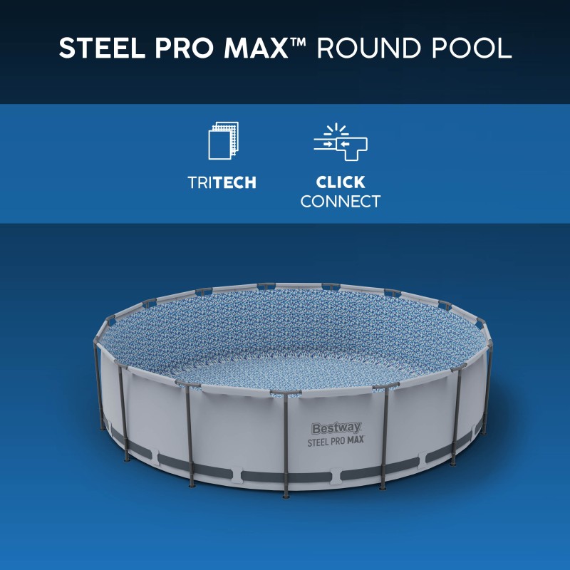 Piscine ronde Steel Pro MAX™ 488x122 cm – Bestway