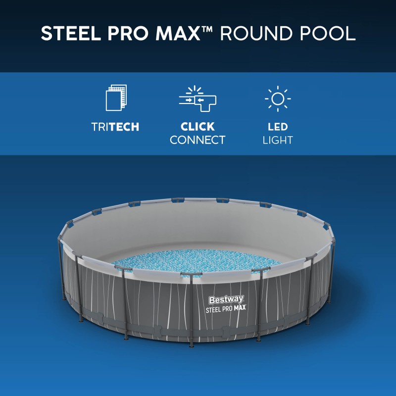 Piscine ronde Steel Pro MAX™ 457x107 cm – Bestway
