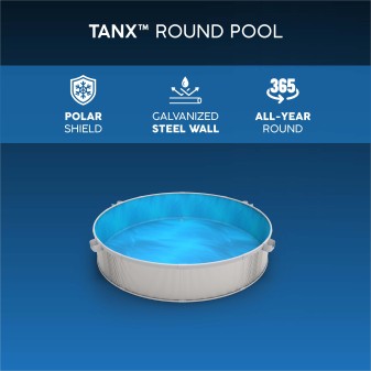 Piscine Acier Bestway Stock Tank TANX 305x61 Galvanisé