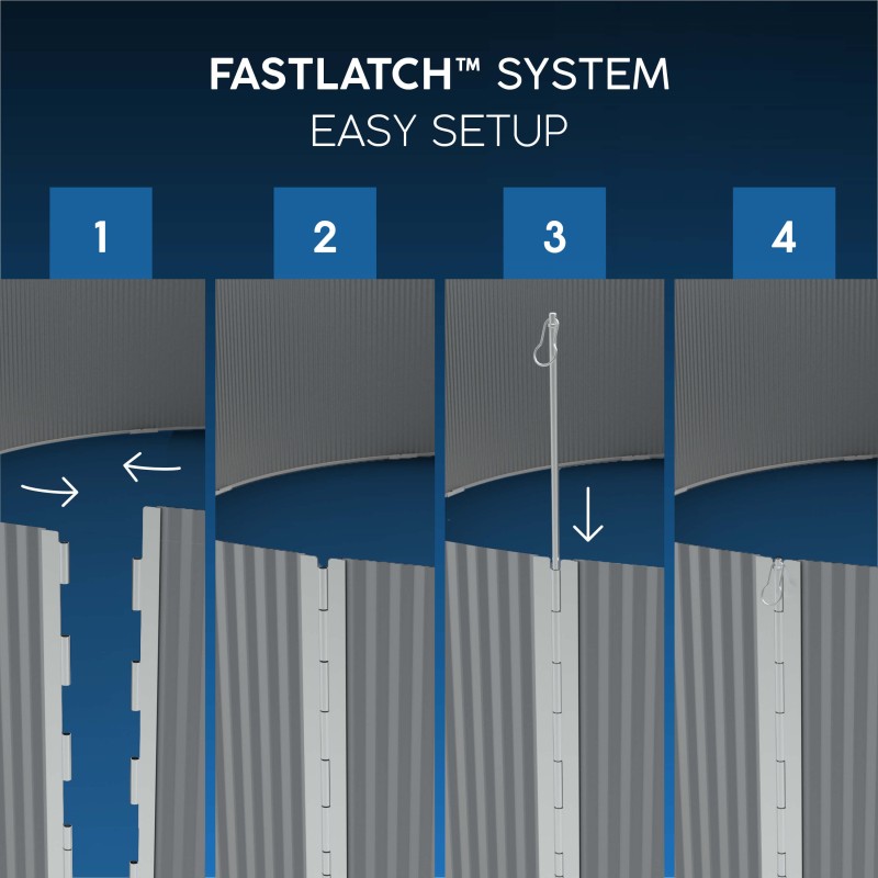 Piscine Acier Bestway Stock Tank TANX 305x61 Galvanisé