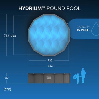 Piscine Hydrium™ 732x132 cm – Bestway Piscine Hydrium™ 732x132 cm – Bestway