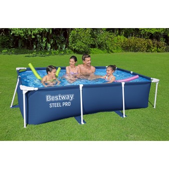 Piscine hors sol rectangulaire Steel Pro® 259 x 170 x 61 cm Bestway