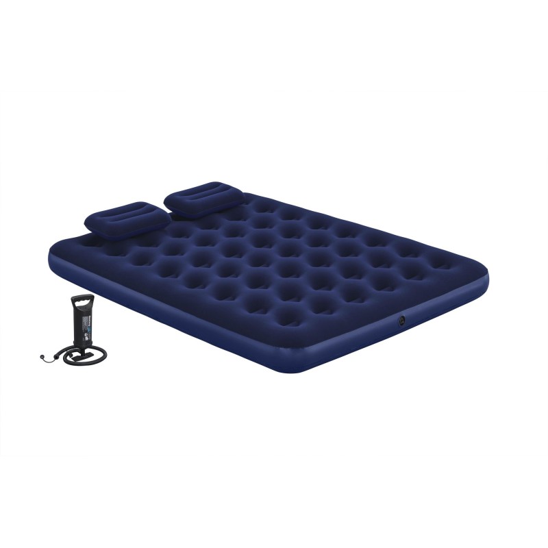 Matelas gonflable 2 places Queen 22 cm Bestway® confort optimal avec pompe incluse Matelas gonflable 2 places Queen 22 cm Bestway® confort optimal avec pompe incluse