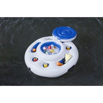 Plateforme gonflable flottante 269cm Sun Soaker™ Hydro Force® pour 4 personnes détente en famille