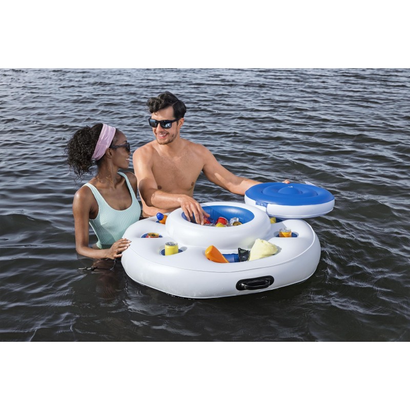 Plateforme gonflable flottante 269cm Sun Soaker™ Hydro Force® pour 4 personnes détente en famille