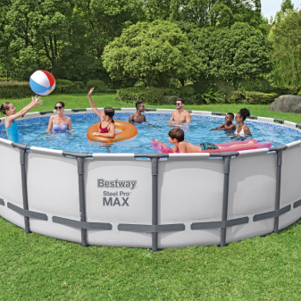 Piscine hors sol - Ronde - Steel Pro Max - 610 x 132 cm