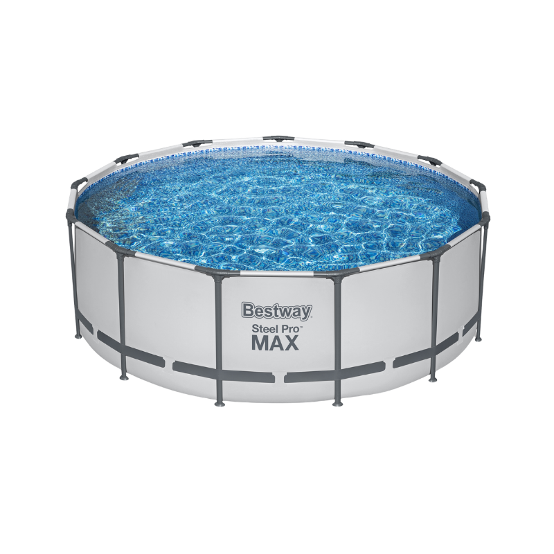 Piscine Tubulaire Ronde Bestway Steel Pro Max 396x122 Grise