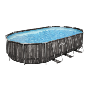 Piscine Tubulaire Ovale Bestway Steel Pro Max 610x366 Bois
