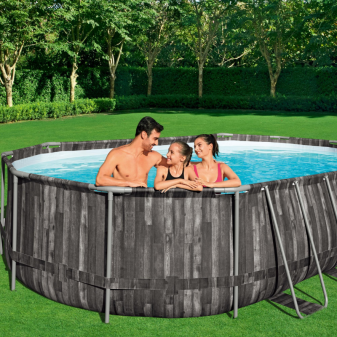 Piscine hors sol ovale 610 x 366 x 122 cm Power Steel Piscine hors sol ovale 610 x 366 x 122 cm Power Steel