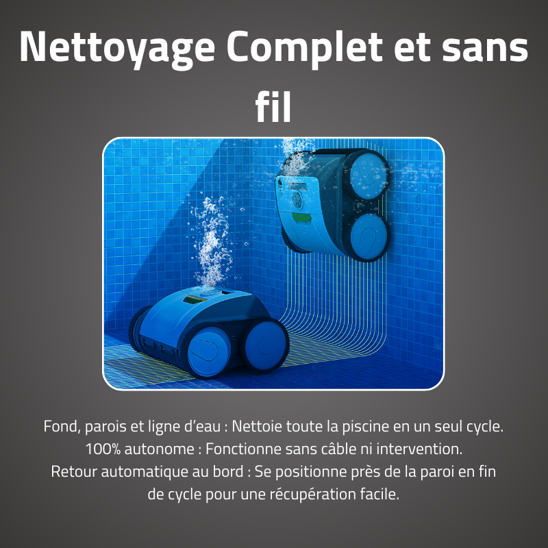 Robot Sans Fil Diamond - Fond & Parois 32m²