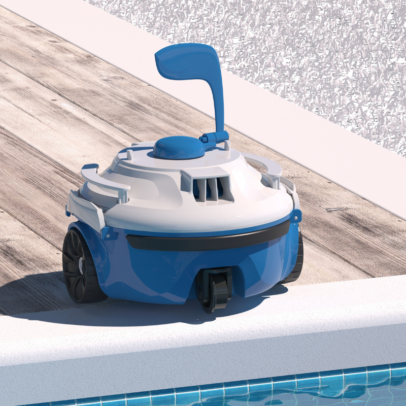 Robot Sans Fil Guppy Bleu - Fond Plat 10m² Robot Sans Fil Guppy Bleu - Fond Plat 10m²