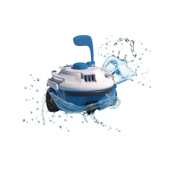 Robot Sans Fil Guppy Bleu - Fond Plat 10m²