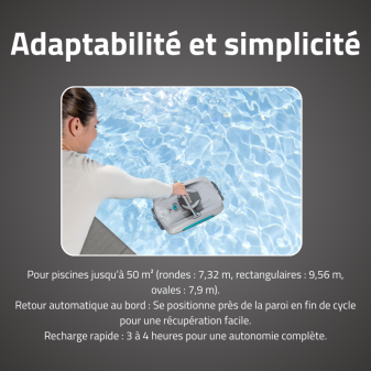 Robot AquaTronix Pro G300 Sans Fil - Fond Plat 50m²