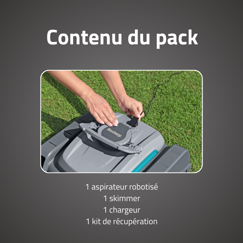 Robot Aspirateur Piscine AquaTronix™ Pro G300 – Bestway® Robot Aspirateur Piscine AquaTronix™ Pro G300 – Bestway®