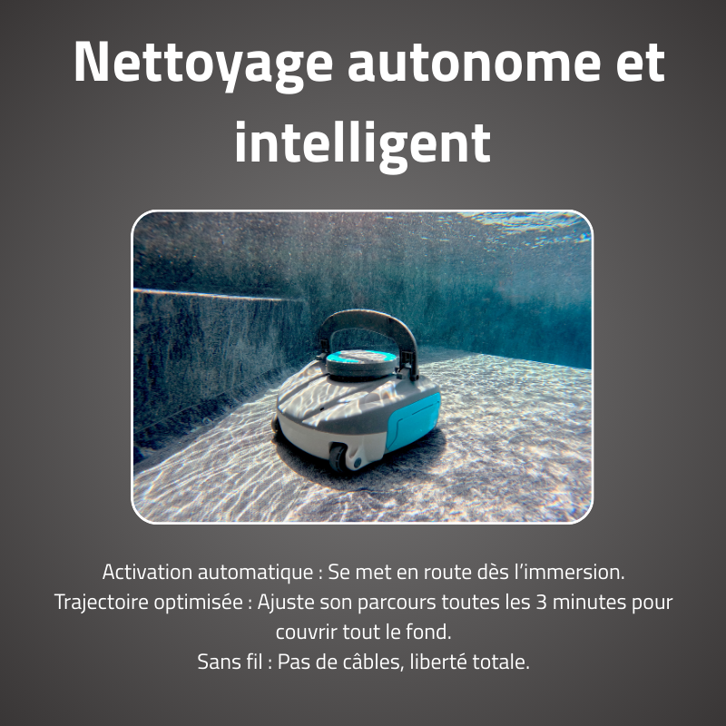 Robot Sans Fil Agathe - Fond Plat 15m² Robot Sans Fil Agathe - Fond Plat 15m²