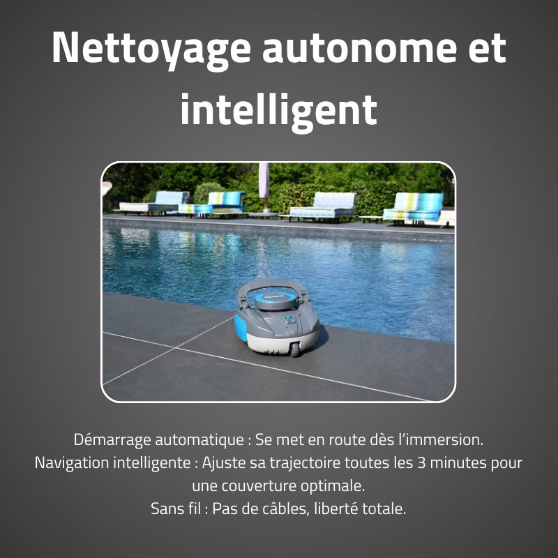 Robot Sans Fil Cristal - Fond Plat 10m²