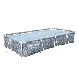 Piscine Tubulaire Rect. Bestway Steel Pro 366x201 Graphique
