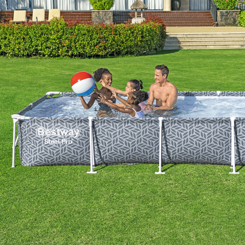 Piscine Tubulaire Rect. Bestway Steel Pro 366x201 Graphique