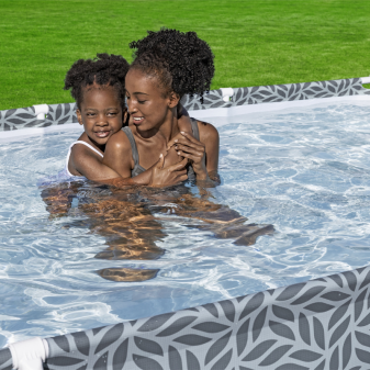 Piscine Tubulaire Rect. Bestway Steel Pro 366x201 Graphique