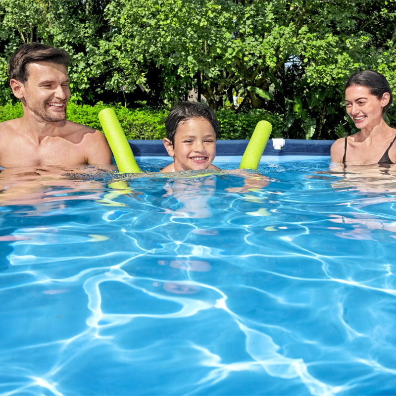 Piscine Tubulaire Rect. Bestway Steel Pro 300x201 Bleue