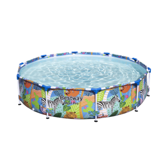 Piscine hors sol ronde 305x66 cm Steel Pro