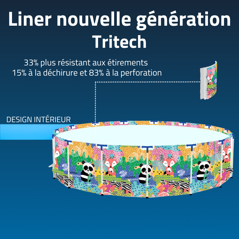 Piscine Tubulaire Ronde Bestway Steel Pro 274x66 Panda