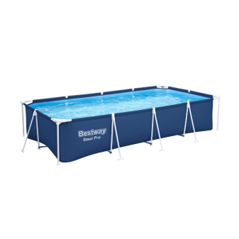 Piscine Tubulaire Rect. Bestway Steel Pro 400x211 Bleue