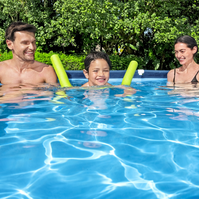 Piscine Tubulaire Rect. Bestway Steel Pro 300x201 Bleue