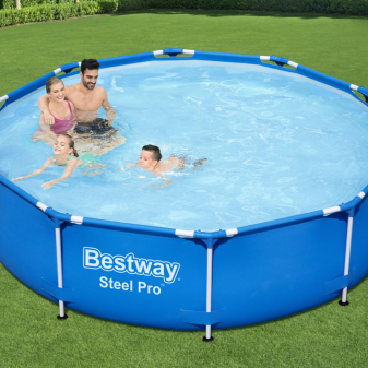 Piscine Tubulaire Ronde Bestway Steel Pro 305x76 Bleue