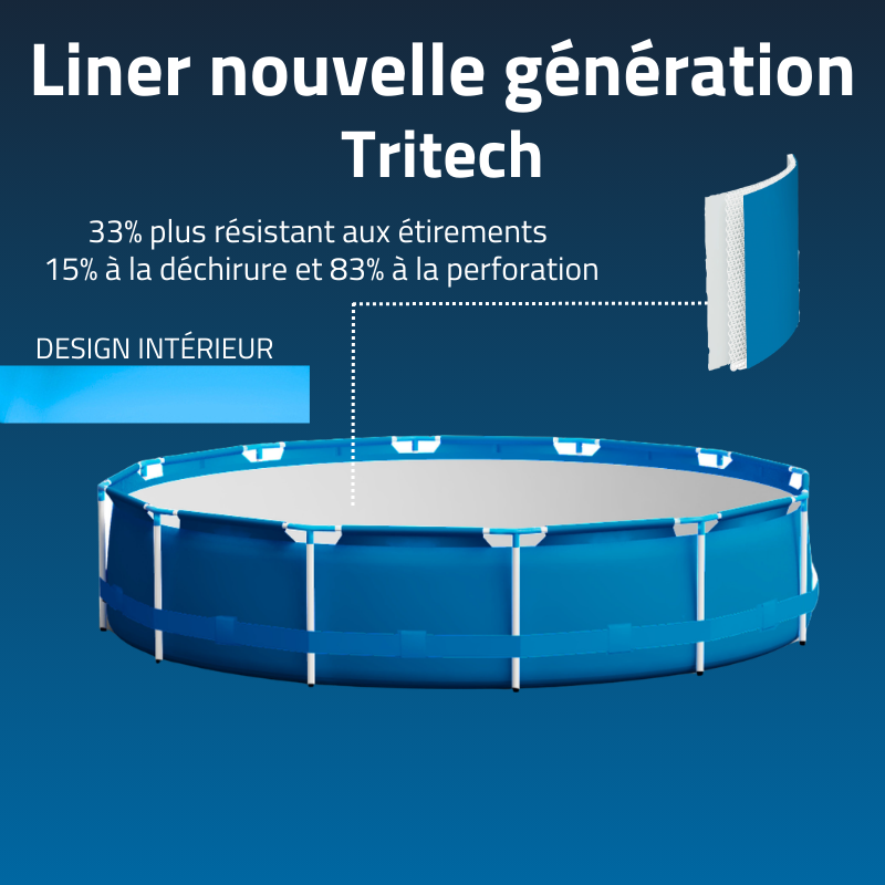 Piscine Tubulaire Ronde Bestway Steel Pro 305x76 Bleue