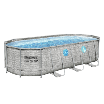 Piscine hors sol ovale 549x274x122cm  Power Steel Swim Vista