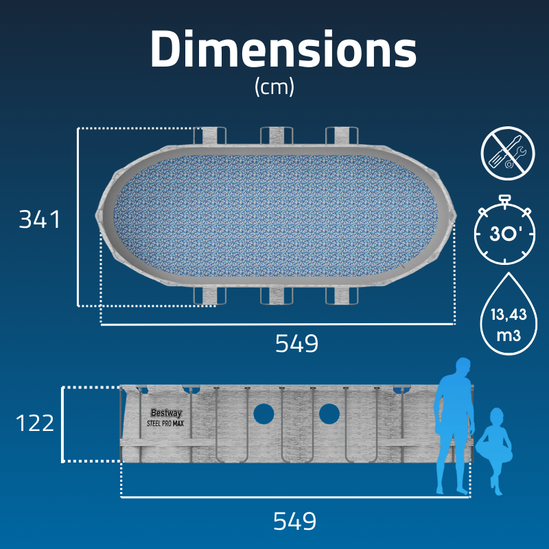 Piscine Tubulaire Ovale Bestway Swim Vista 549x274 Pierres Piscine Tubulaire Ovale Bestway Swim Vista 549x274 Pierres