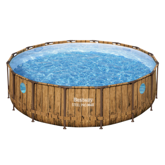 Piscine hors sol ronde 488x122 cm Power Steel Swim Vista
