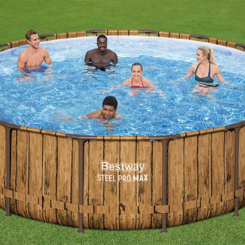 Piscine Tubulaire Ronde Bestway Power Steel Swim Vista 488x122 Piscine Tubulaire Ronde Bestway Power Steel Swim Vista 488x122