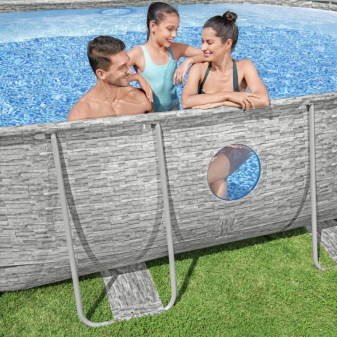 Piscine Tubulaire Ovale Bestway Swim Vista 488x305 Pierres Piscine Tubulaire Ovale Bestway Swim Vista 488x305 Pierres