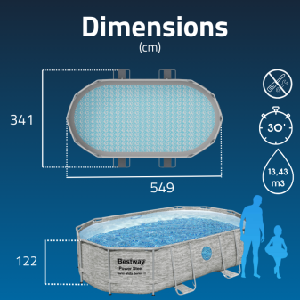Piscine Tubulaire Ovale Bestway Swim Vista 488x305 Pierres Piscine Tubulaire Ovale Bestway Swim Vista 488x305 Pierres