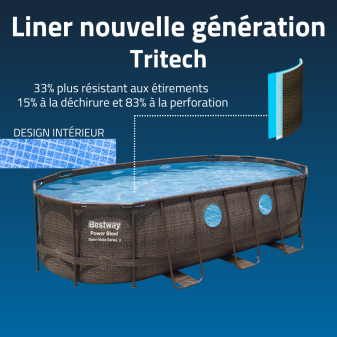Piscine Tubulaire Ovale Bestway Swim Vista 549x274 Rotin Piscine Tubulaire Ovale Bestway Swim Vista 549x274 Rotin