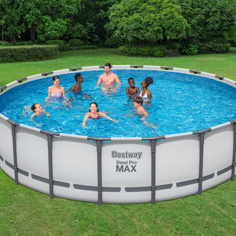 Piscine Tubulaire Ronde Bestway Steel Pro Max 610x132 Grise Piscine Tubulaire Ronde Bestway Steel Pro Max 610x132 Grise