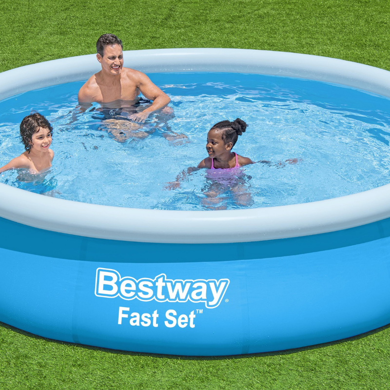 Piscine Gonflable Ronde Bestway Fast Set 366x76 Bleue