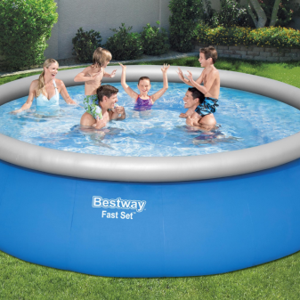 Piscine autoportante  Ronde   Fast Set   457 x 122 cm - Accessoire inclus
